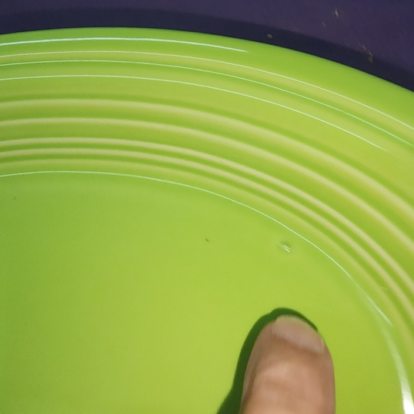 Fiesta.  Chartreuse.  13.5 inch platter - Picture 4 of 4